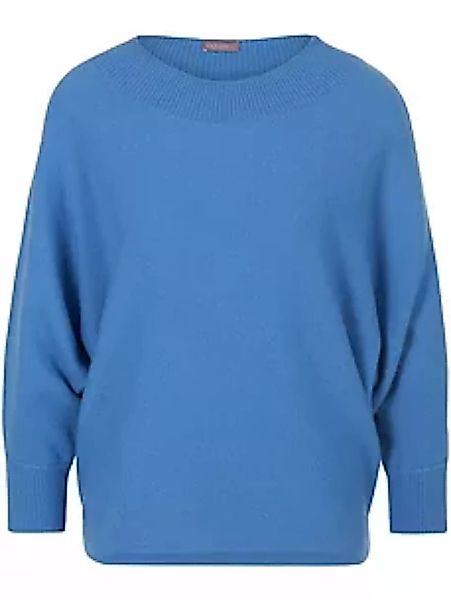 Rundhals-Pullover aus 100% Premium-Kaschmir include blau günstig online kaufen