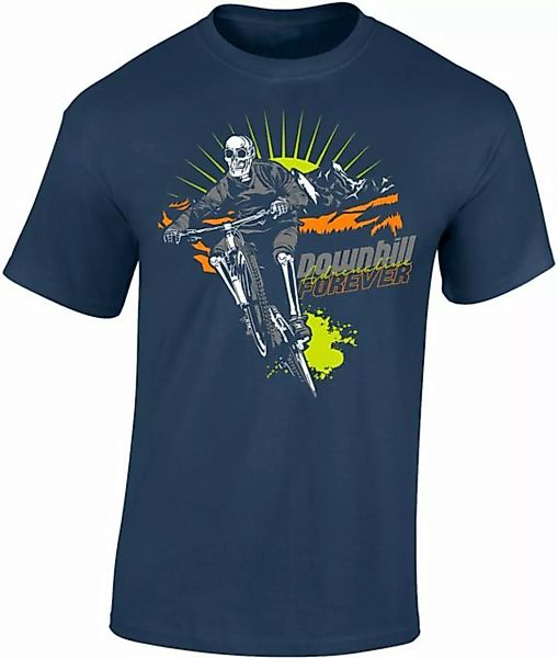 Baddery Print-Shirt Fahrrad T-Shirt : Downhill Forever - Sport Tshirts Herr günstig online kaufen