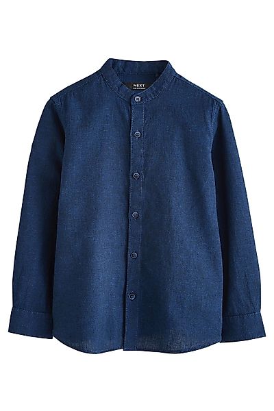 Next Langarmhemd Grandad-Hemd mit langen Ärmeln günstig online kaufen