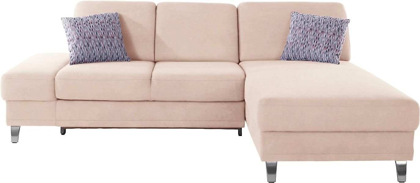sit&more Ecksofa »Clio L-Form«, wahlweise mit Bettfunktion oder Vorziehsitz günstig online kaufen