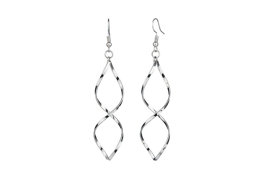 KARMA Paar Ohrhänger Ohrringe Damen Spiralen Silber Edelstahl Damenohrringe günstig online kaufen