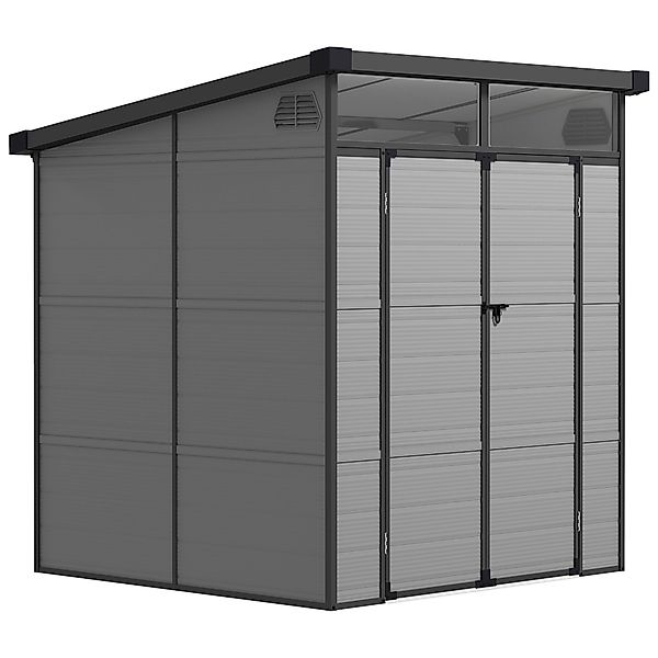Outsunny Gerätehaus 3,24, mit Pultdach, Abschließbarer günstig online kaufen