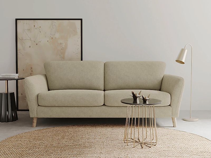 Home affaire 3-Sitzer "MARSEILLE 3er Sofa 206 cm, Cord, Flachgewebe, Strukt günstig online kaufen