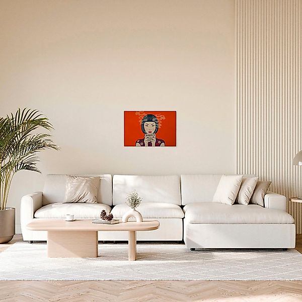 A.S. Création Leinwandbild "Akari 2 - Wandbild Orange Rot Braun Keilrahmen günstig online kaufen