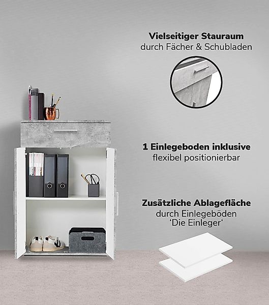 mokebo Mehrzweckschrank Der Praktische (60x90 cm, günstig online kaufen