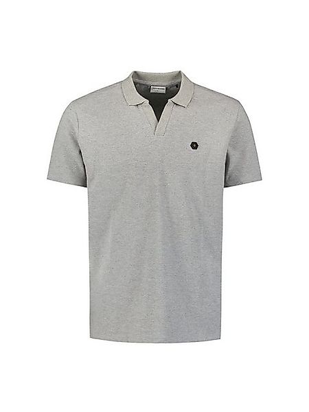 NO EXCESS Poloshirt Polo V Melange günstig online kaufen