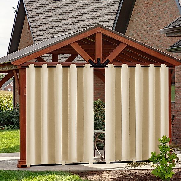 BTTO V&G Outdoorgardine Winddicht Balkon Gardinen,Outdoor günstig online kaufen