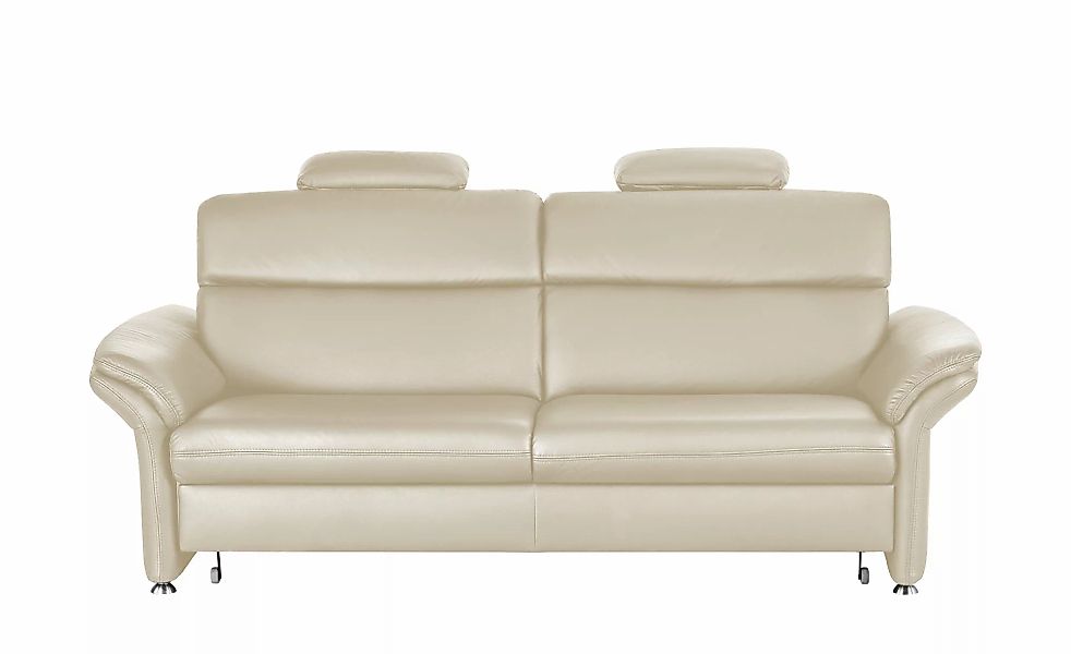 meinSofa Einzelsofa Leder Manon ¦ beige ¦ Maße (cm): B: 228 H: 94 T: 92.0 P günstig online kaufen