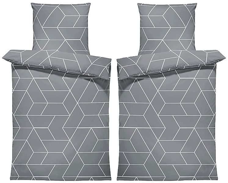 One Home Bettwäsche Jack, Biber, 4 günstig online kaufen
