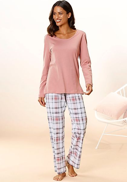 Arizona Pyjama 2 Stk. tlg., mit Karo Muster günstig online kaufen