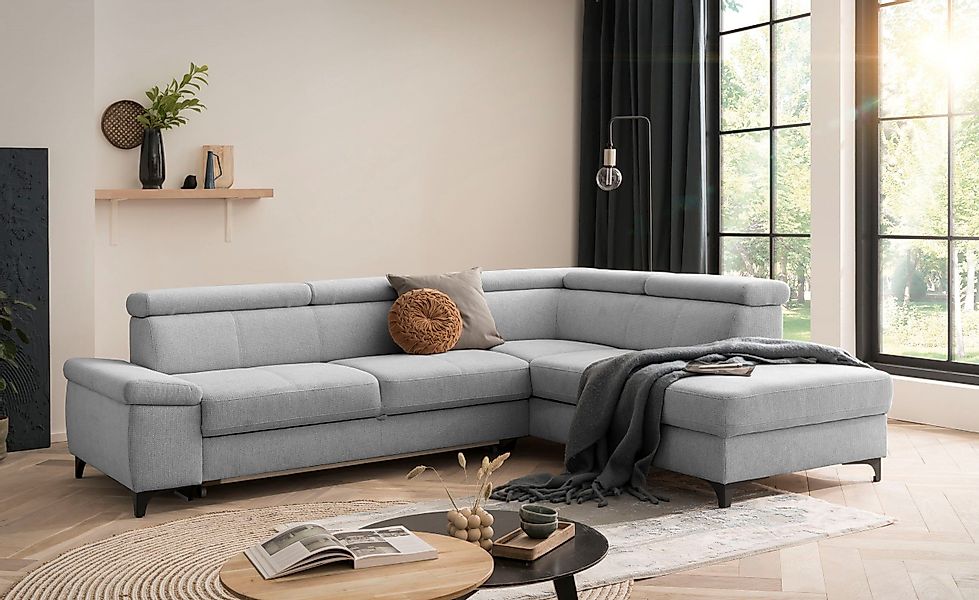 XDREAM Ecksofa Samos, mit Schlaffunktion, Bettkasten günstig online kaufen