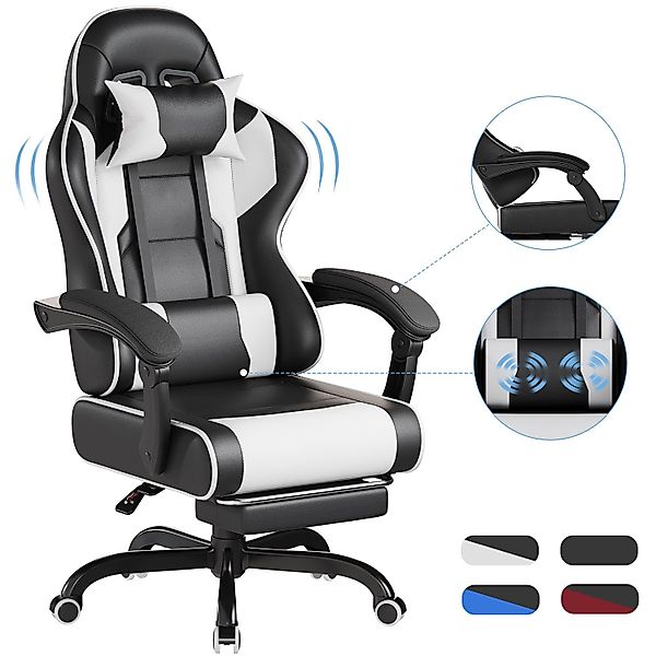HOMALL Gaming-Stuhl LED Massage Bürostuhl mit günstig online kaufen
