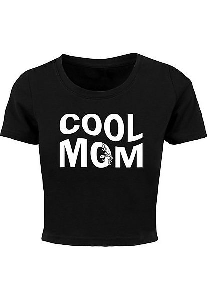 Merchcode T-Shirt Merchcode Damen Ladies Mothers Day - Cool mom Cropped Tee günstig online kaufen