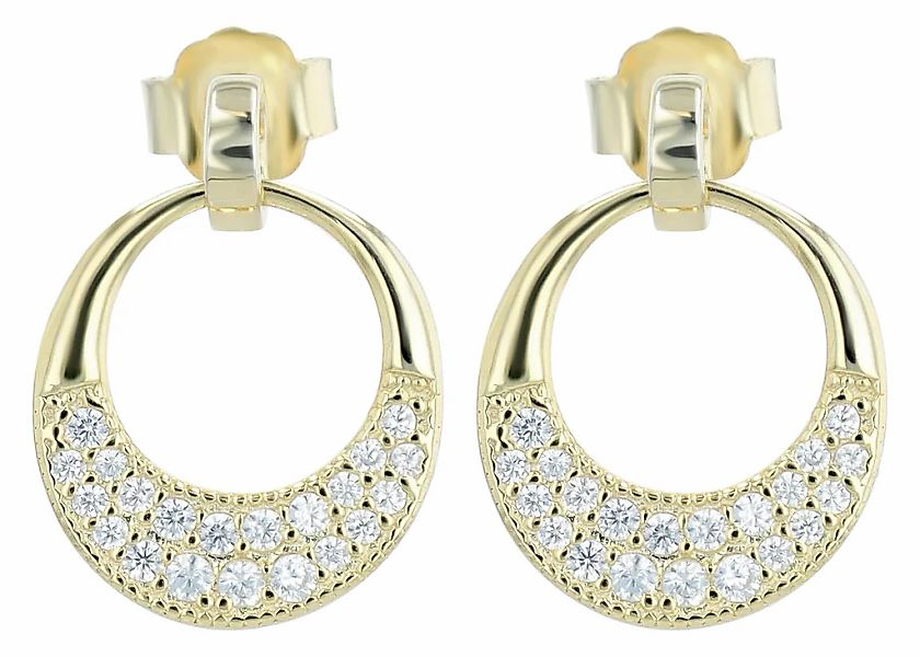 Adelia´s Paar Ohrhänger "Damen Ohrringe – Ohrstecker aus 925 Silber mit Zir günstig online kaufen