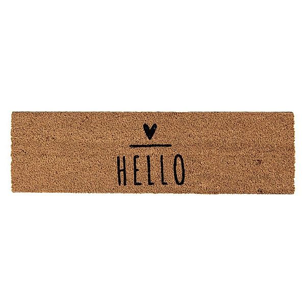 Clayre & Eef Fußmatte Fußmatte HELLO günstig online kaufen