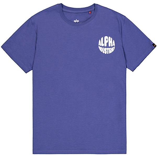 Alpha  T-Shirt Logo T Back Print - night purple günstig online kaufen