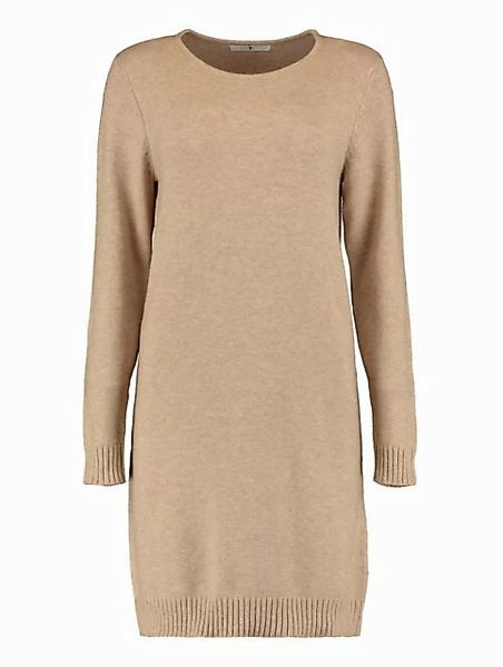 HaILY’S Shirtkleid Lockeres Langarm Strickkleid Long Shirt Dress (knielang) günstig online kaufen