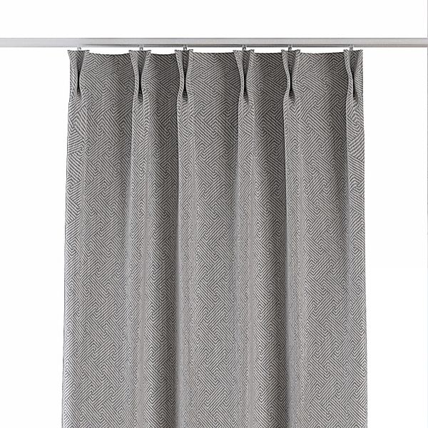 Vorhang mit flämischen 2-er Falten, anthrazit-grau, Imperia Premium (144-08 günstig online kaufen