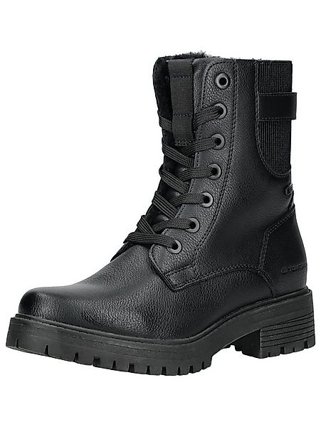 TOM TAILOR Tom Tailor Stiefelette Lederimitat/Textil Schnürstiefelette günstig online kaufen