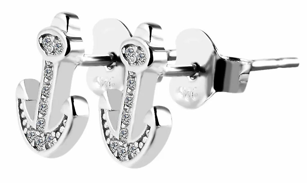 Adelia´s Paar Ohrhänger "Damen Ohrringe – Ohrstecker aus 925 Silber mit Zir günstig online kaufen