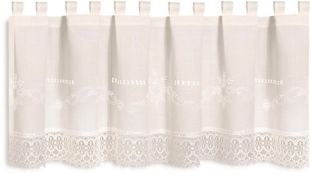 Gerster Scheibengardine »Josef« Schlaufen 1 Stk. tlg. HxB: 45x150, mit Spit günstig online kaufen