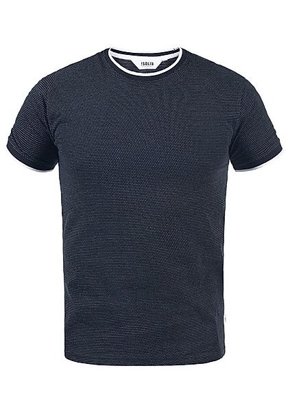 !Solid Rundhalsshirt SDSaul Kurzarmshirt mit All-Over Print günstig online kaufen