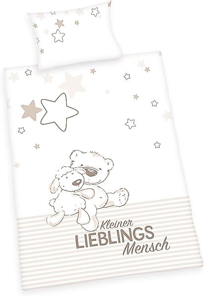 Herding Babybettwäsche Lieblingsmensch Bettwäsche 100 x günstig online kaufen