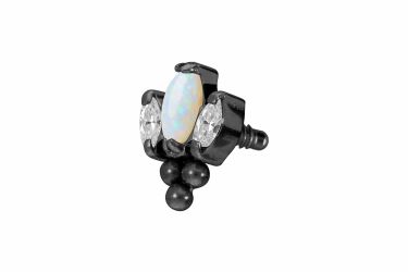 PIERCINGLINE Piercing-Set Titan Schraubaufsatz mit Außengewinde günstig online kaufen