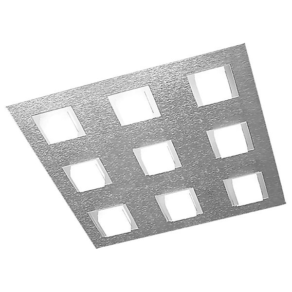 LED Deckenleuchte Basic in Aluminium 9x 4,88W 4635lm günstig online kaufen