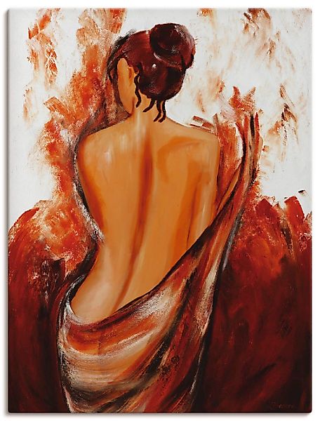 Artland Wandbild »Frau in rot«, Frau, (1 St.) günstig online kaufen