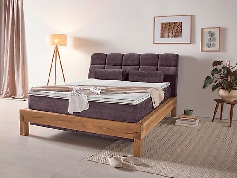 Home affaire Boxspringbett "Villads", Liegefläche: 160/200 cm aus Balkeneic günstig online kaufen