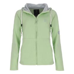 Leitfeuer Kapuzensweatjacke Damen Kapuzenjacke in Melange-Optik günstig online kaufen