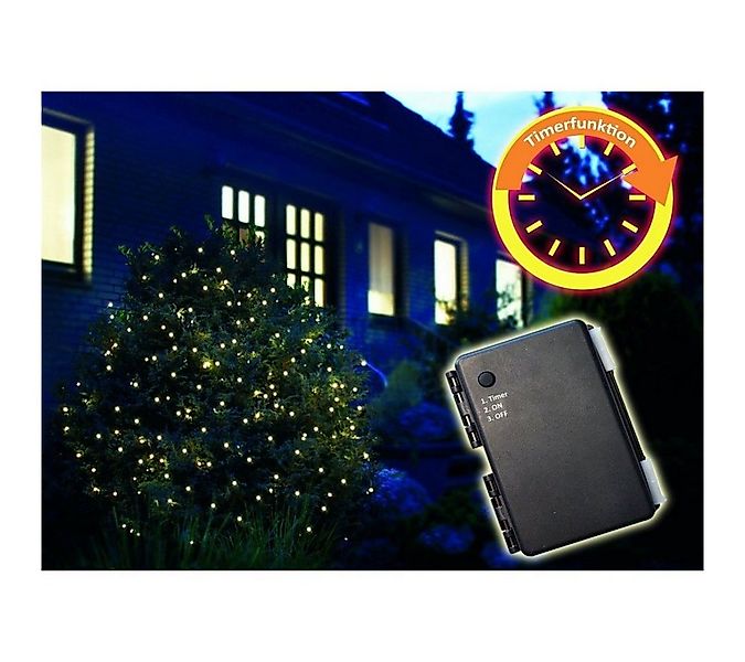 FHS LED Dekolicht LED-Batterielichternetz 200er warmweiss 12021 2x2m,Zul.50 günstig online kaufen