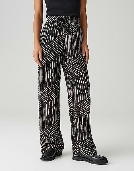 OPUS Stoffhose MAROU PALM LEAVES mit Komfortbund günstig online kaufen