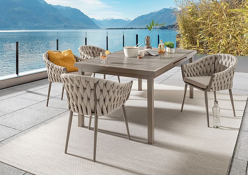 Destiny Garten-Essgruppe MOLINO IMOLA, (5-tlg., 4x günstig online kaufen