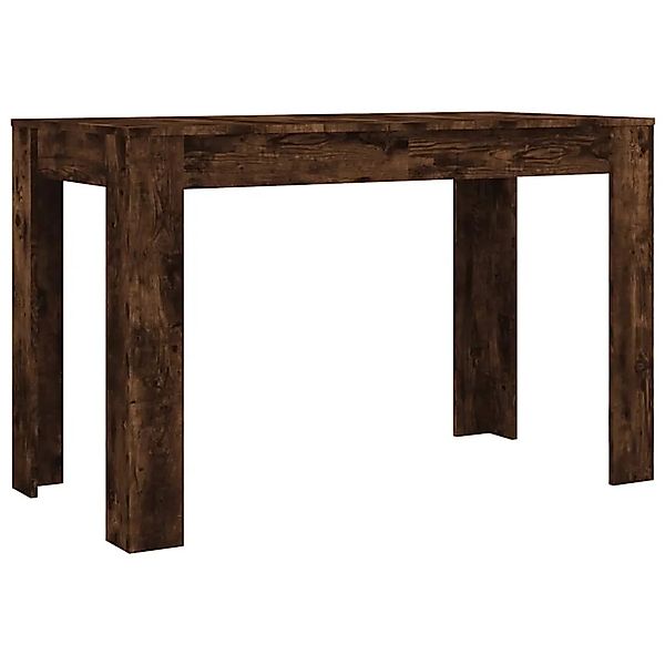 vidaXL Esstisch Räuchereiche 120x60x76 cm Holzwerkstoff 838189 günstig online kaufen