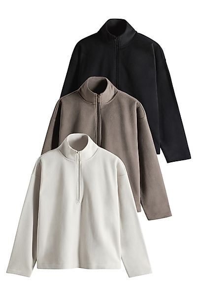 The Set Fleecepullover The Set Microfleece-Pullover günstig online kaufen