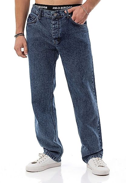 RedBridge Loose-fit-Jeans by Diga – Denim Hose mit Vintage-Waschung – 5-Poc günstig online kaufen