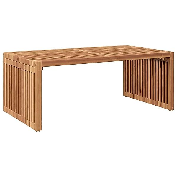 vidaXL Garten Beistelltisch Braun 90 x 50 x 36 cm Teak-Massivholz 42006355 günstig online kaufen