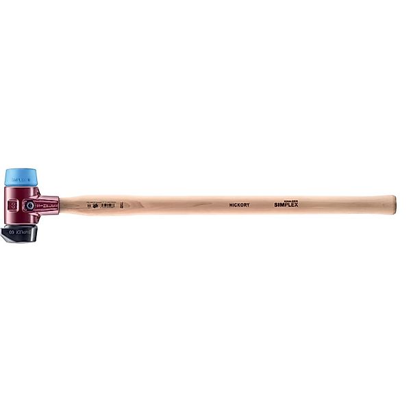 Halder Simplex Vorschlaghammer Ø 60 mm Gummi   TPE-soft Blau mit Standfuß u günstig online kaufen