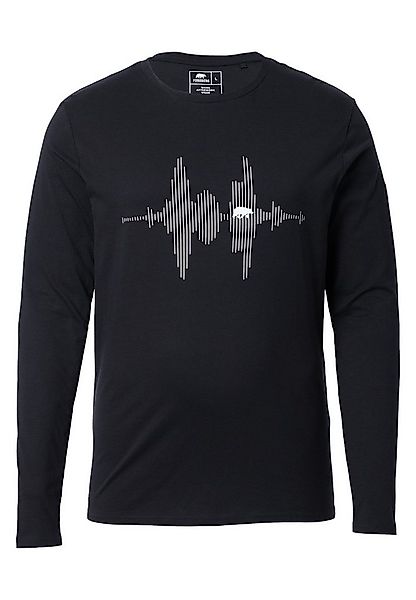 FORSBERG Sweatshirt Longsleeve mit Audiowelle günstig online kaufen