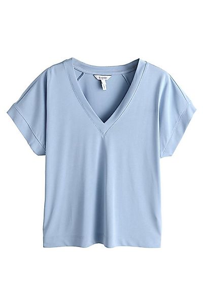 Next V-Shirt Kurzärmeliges Premium-Oberteil mit V-Ausschnitt (1-tlg) günstig online kaufen