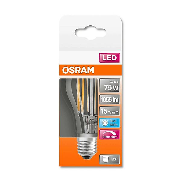 OSRAM LED-Lampe Classic Filament 7,5W klar 4.000K günstig online kaufen