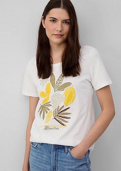 s.Oliver Kurzarmshirt Jersey-T-Shirt mit Artwork günstig online kaufen