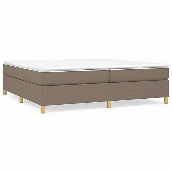vidaXL Boxspringbett Taupe 200x200 cm Stoff1366634 günstig online kaufen