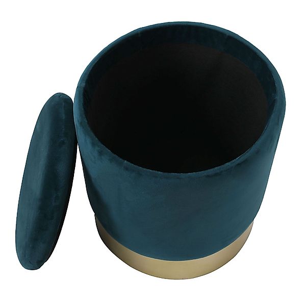 Amagohome Sitzhocker Samthocker Ø 31 H günstig online kaufen