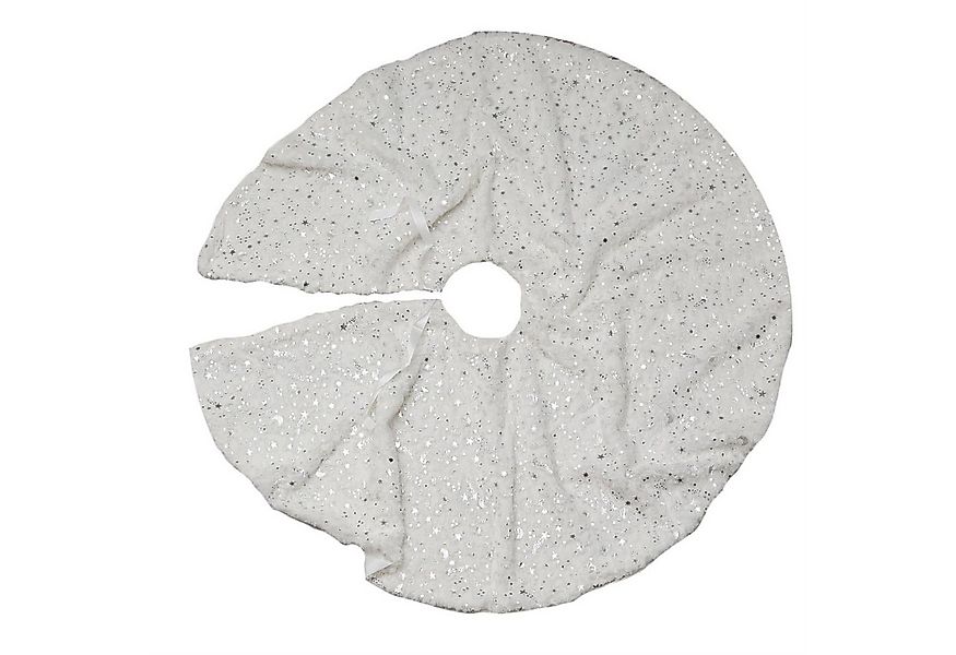 MARELIDA Weihnachtsbaumdecke Baumteppich Sterne Baumrock Tannenbaumdecke Ch günstig online kaufen