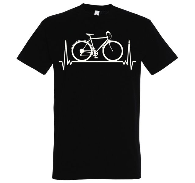 Youth Designz T-Shirt Heartbeat Fahrrad Herren günstig online kaufen