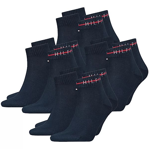 Tommy Hilfiger Herren Quarter Socken SUSTAINABLE STRIPE 4er, 6er, 8er Pack günstig online kaufen