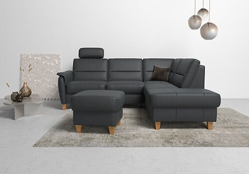 Home affaire Ecksofa »Palmera L-Form, B: 236 cm« optional Bettfunktion & Be günstig online kaufen